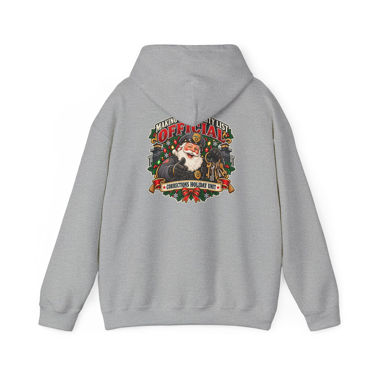 Christmas Corrections Santa Naughty List Hoodie