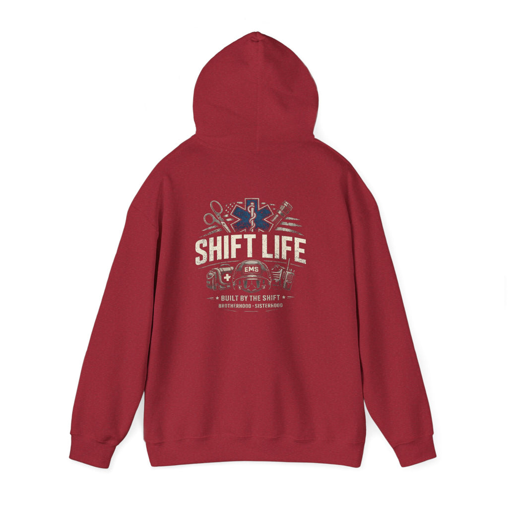 Shift Life EMS Paramedic Hoodie | Ambulance Rescue Emblem