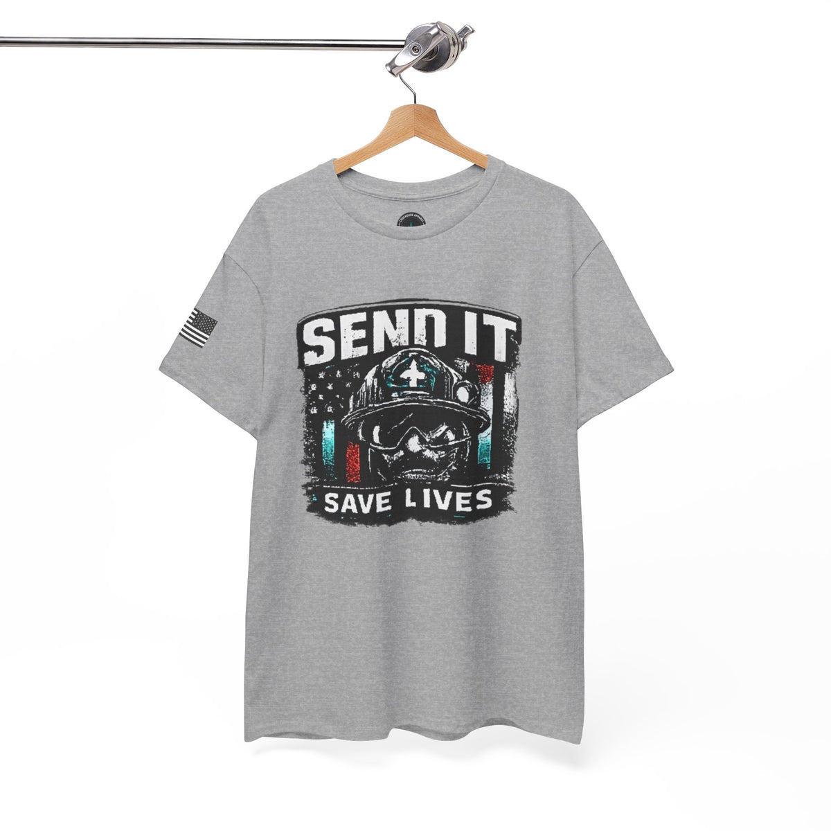 Send It Save Lives T‑Shirt — EMS/Paramedic Rescue Helmet Tee