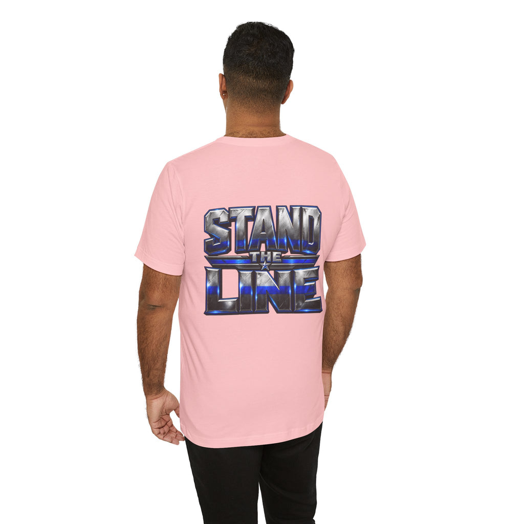 Police Stand the Line Graphic T-shirt