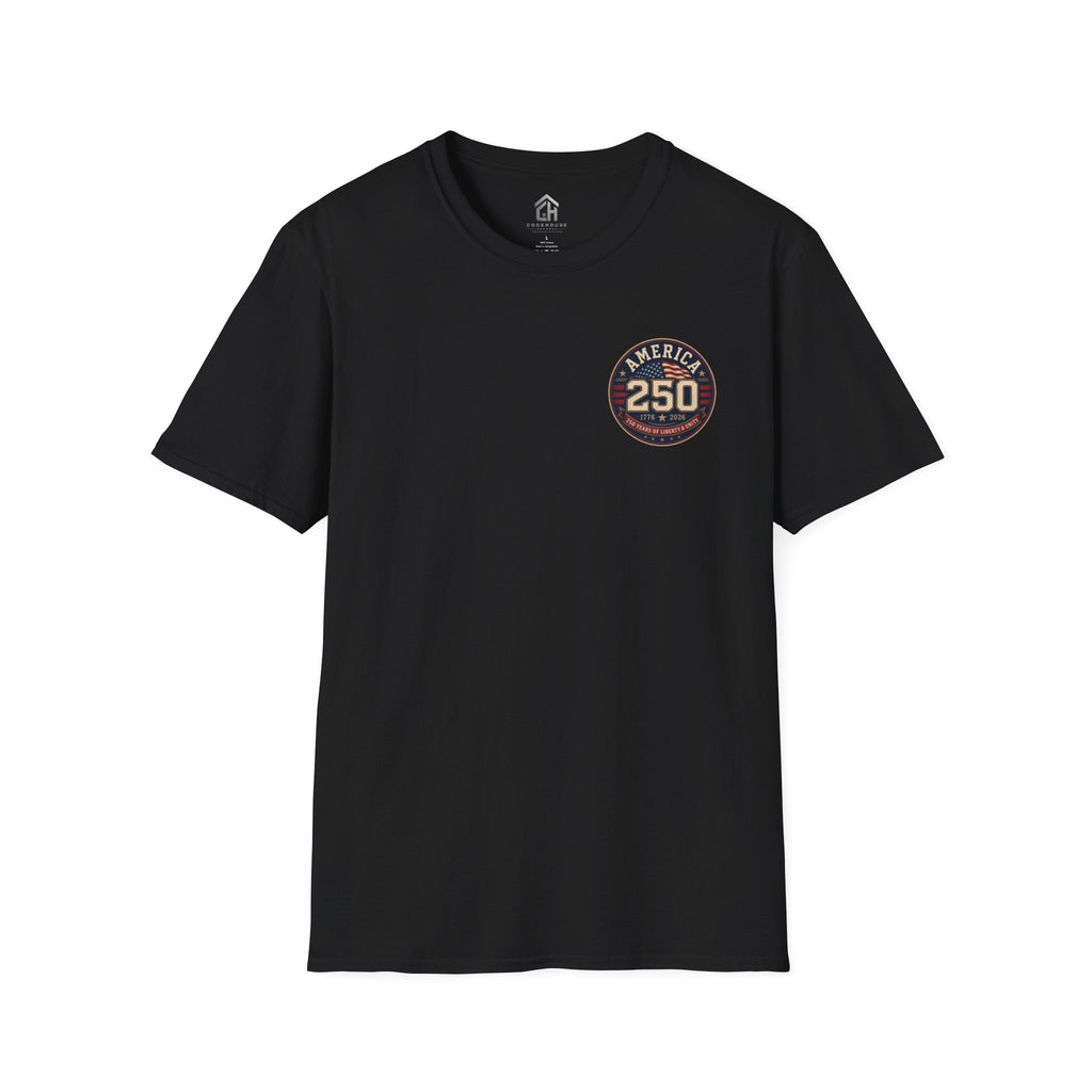 America 250 Firefighter Patriotic Graphic Tee