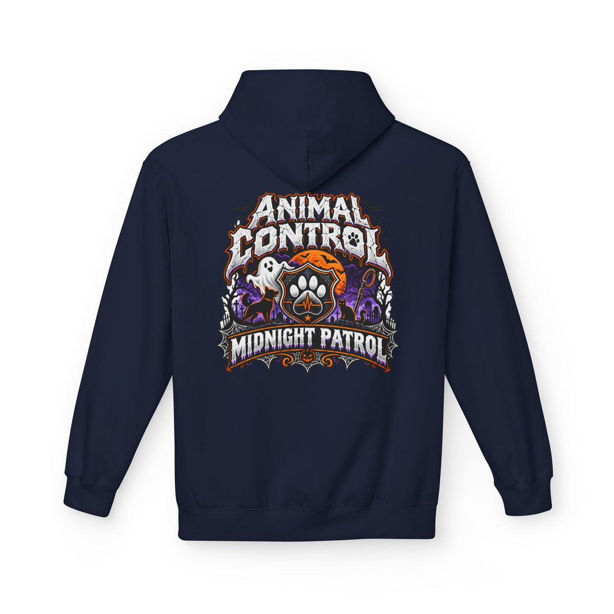 Halloween Animal Control Midnight Patrol Hoodie