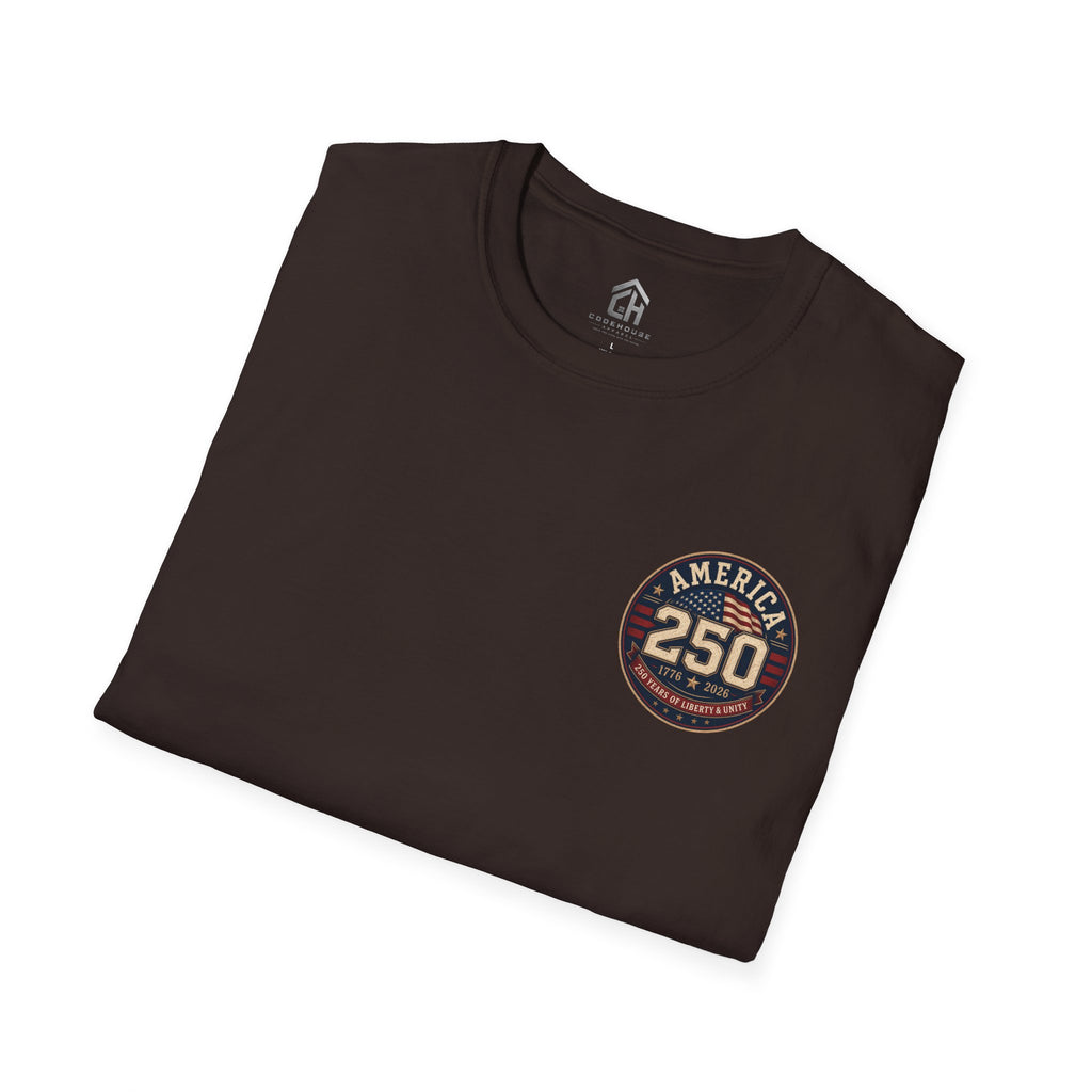 America 250 Firefighter Patriotic Graphic Tee