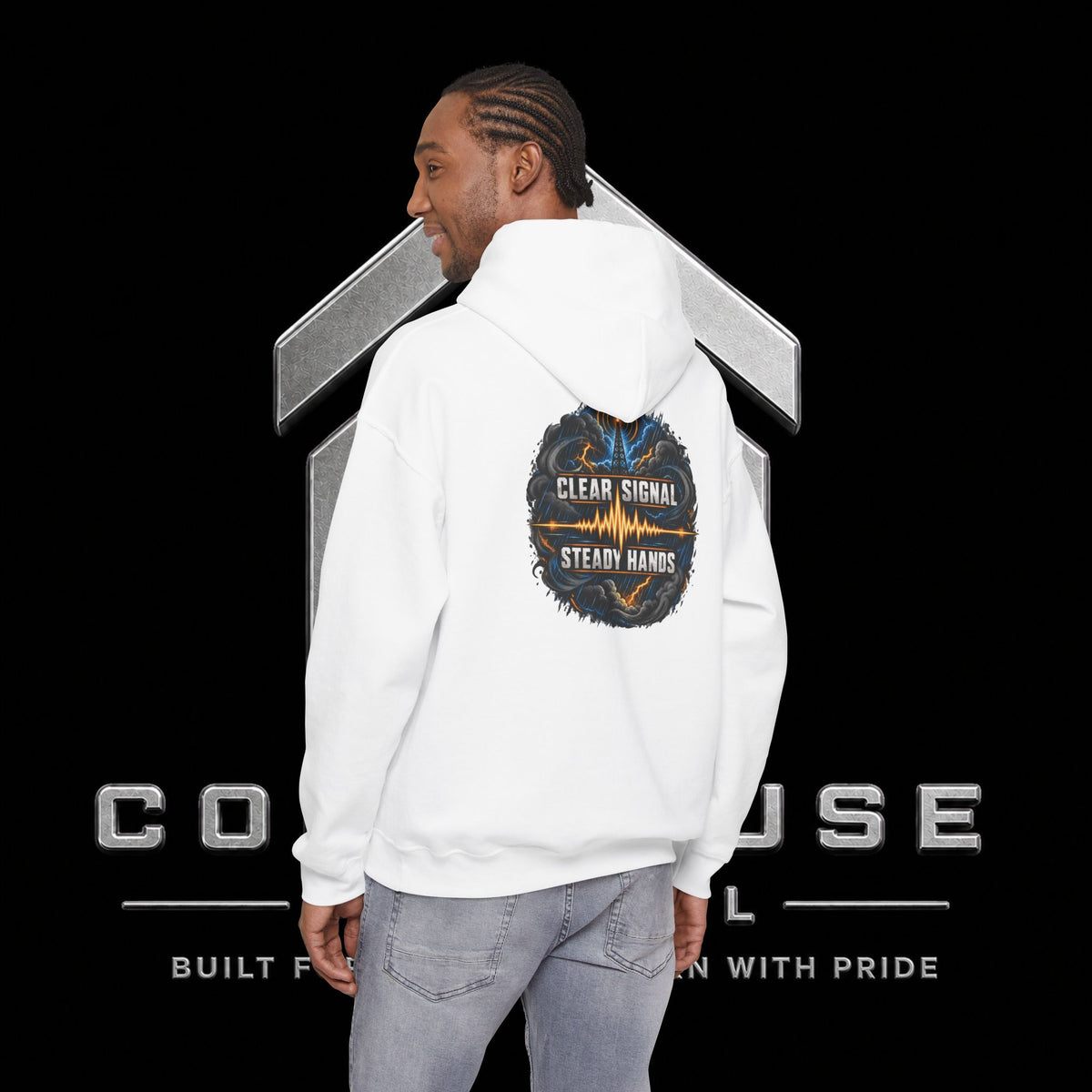 Clear Signal Steady Hands EMS Hoodie