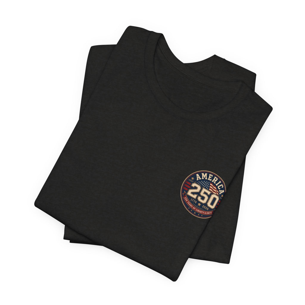 250th Anniversary United States T-Shirt — Patriotic Eagle American Flag Tee