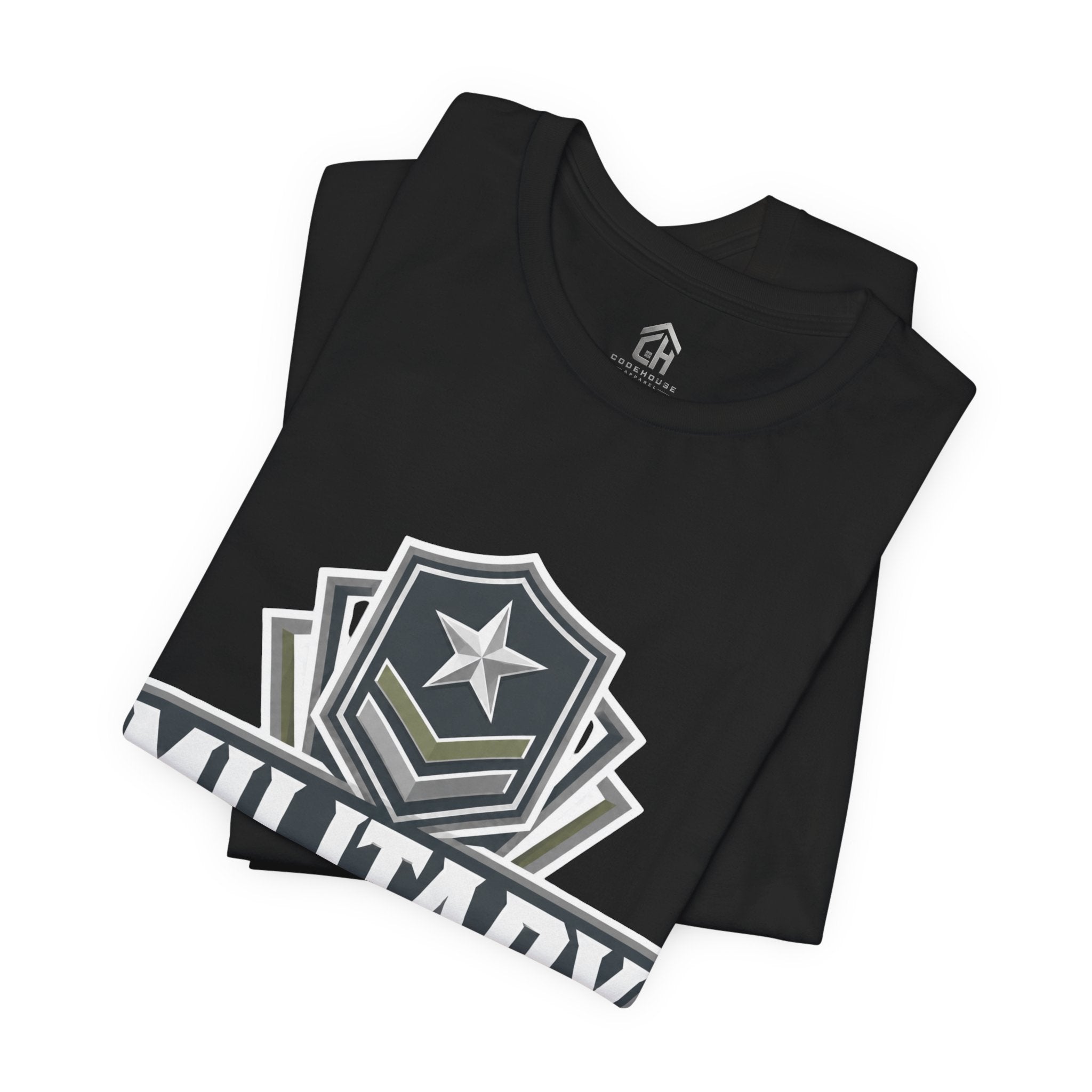 Military Built for Duty Graphic Tee — Patriotic Veteran T‑Shirt