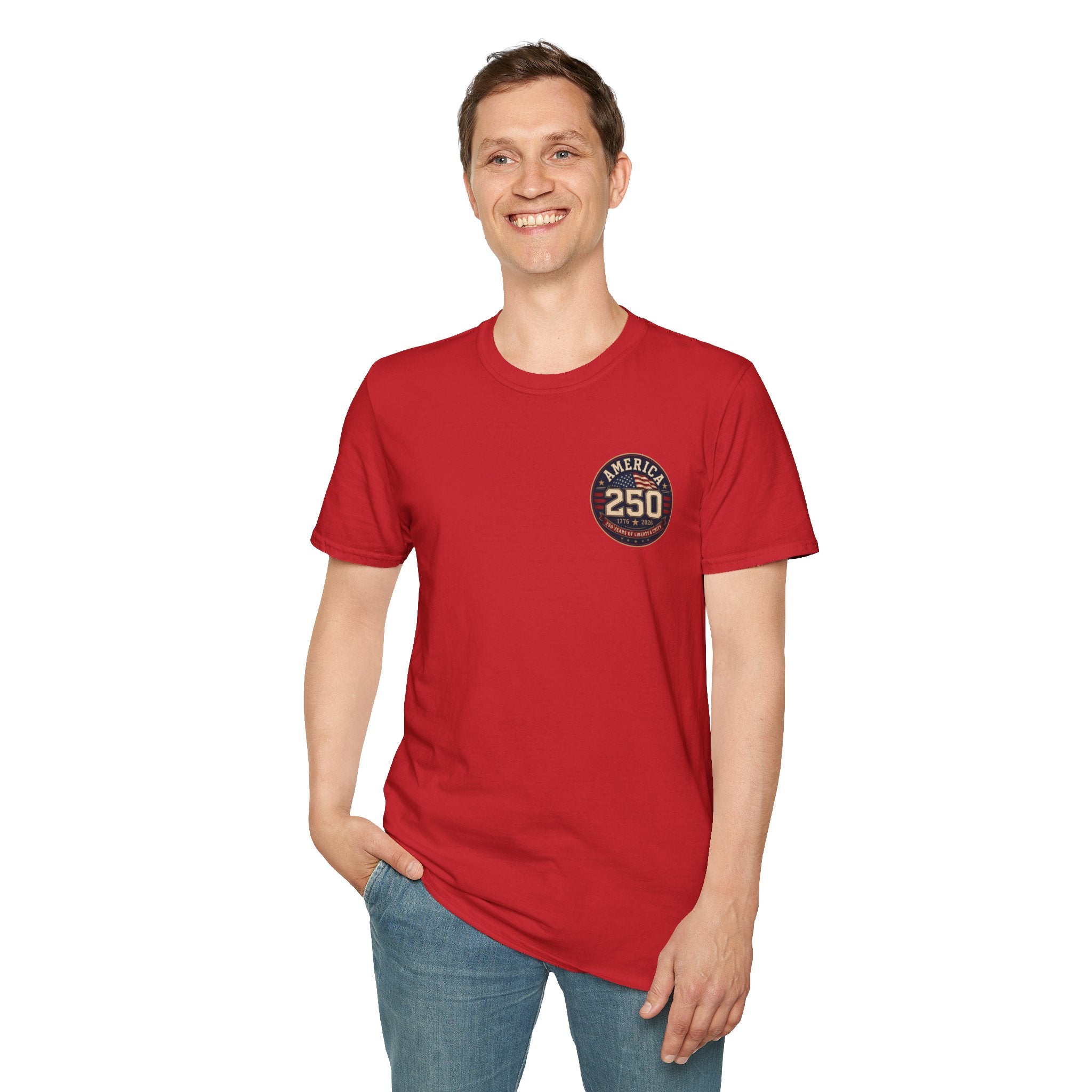 America 250 Firefighter Patriotic Graphic Tee