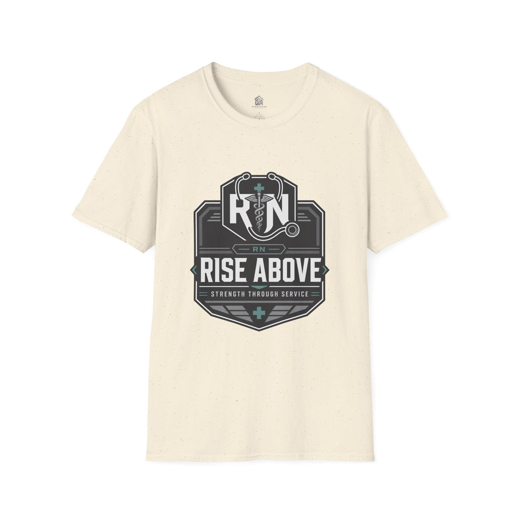 Rise Above RN Stethoscope Tee