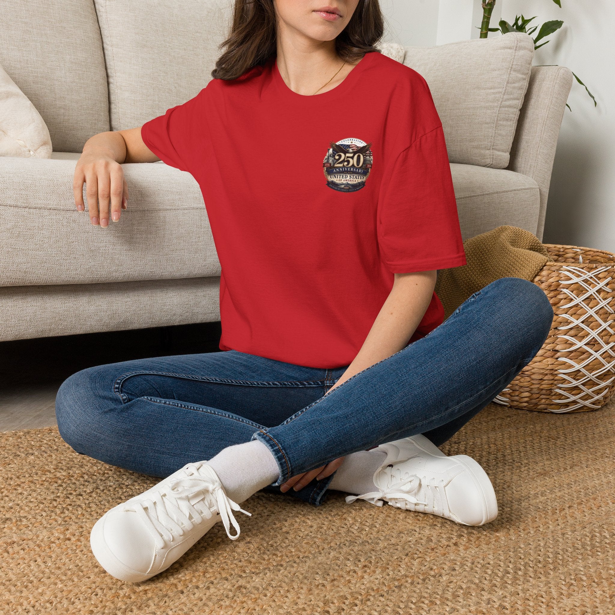 250 Years of Freedom Military Patriotic Graphic Tee