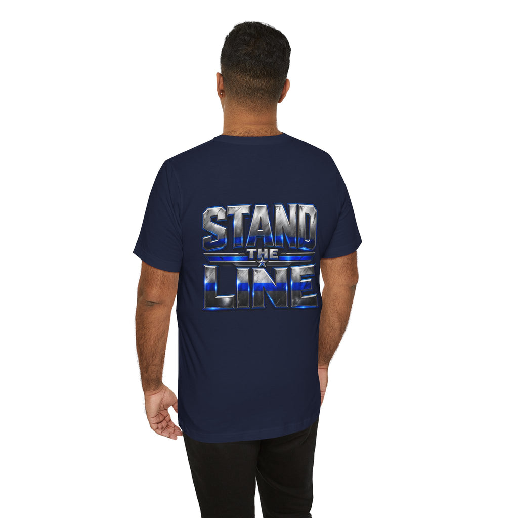 Police Stand the Line Graphic T-shirt