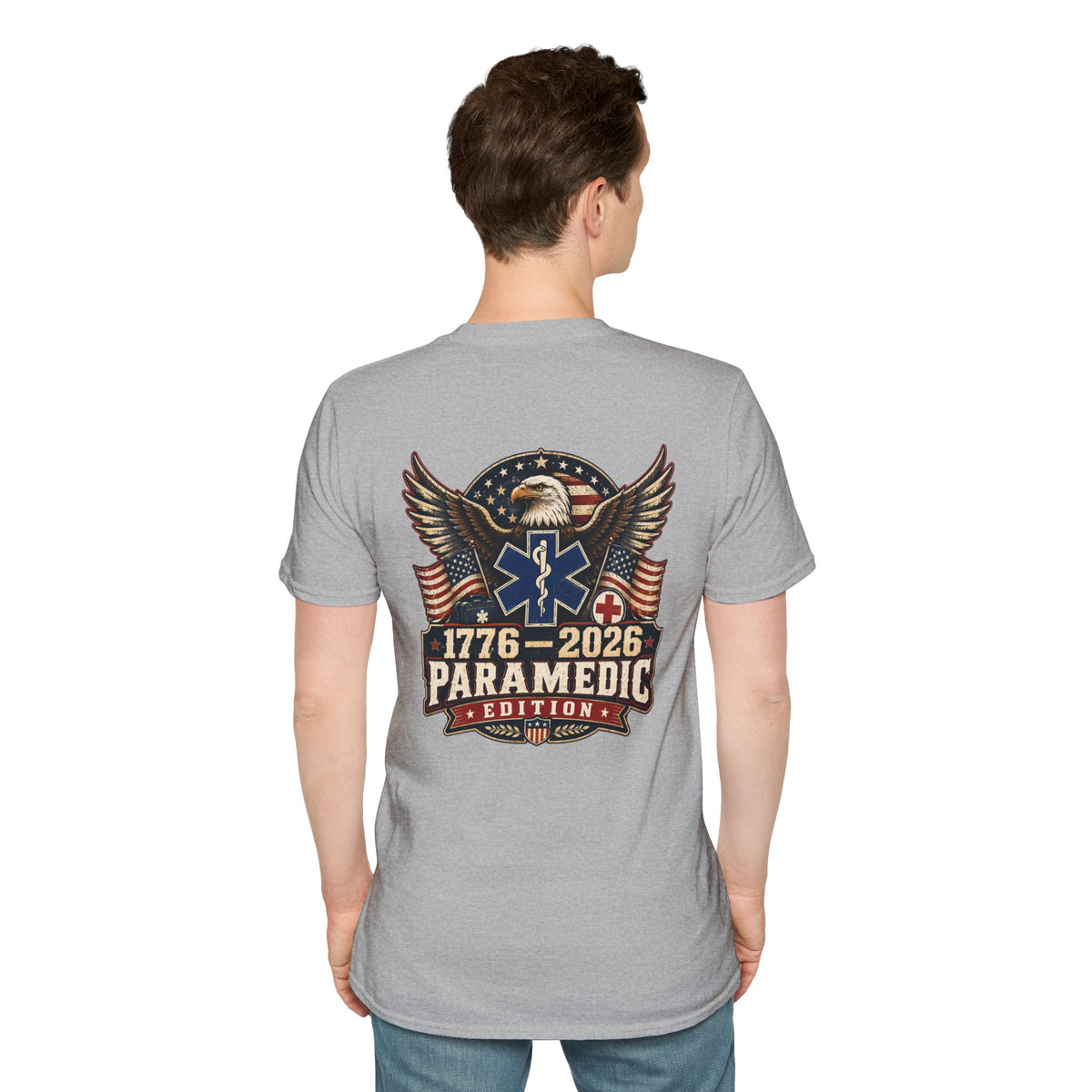 1776–2026 Paramedic Edition USA 250 Patriotic EMS Shirt