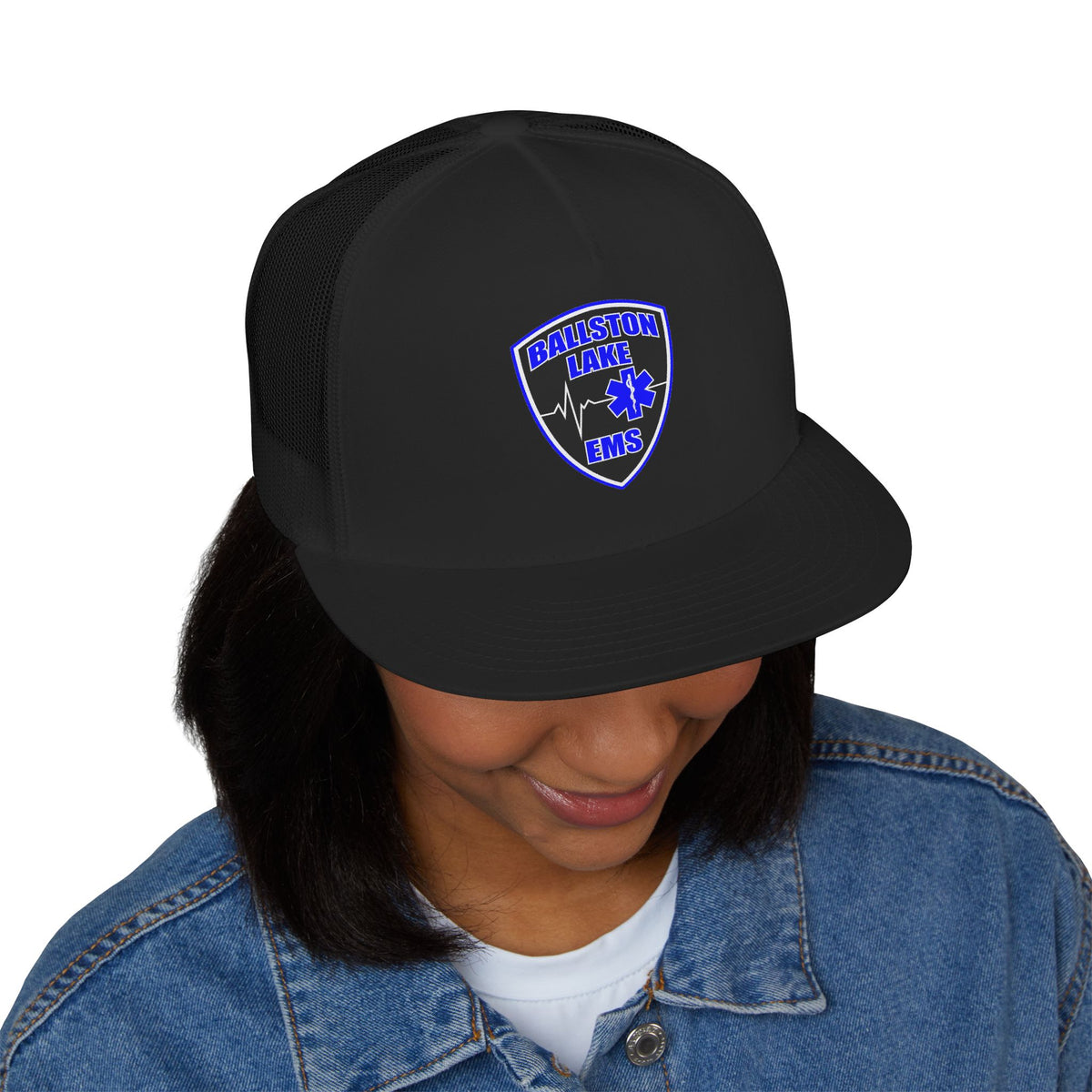 Ballston Lake EMS Patch Trucker Cap