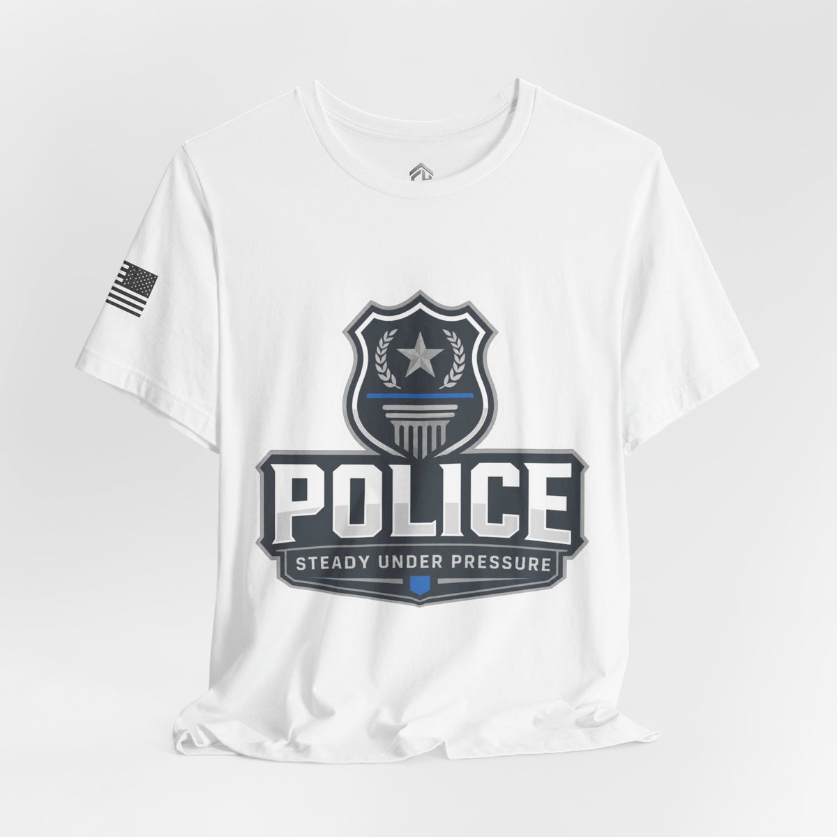 Steady Under Pressure Police Badge Tee