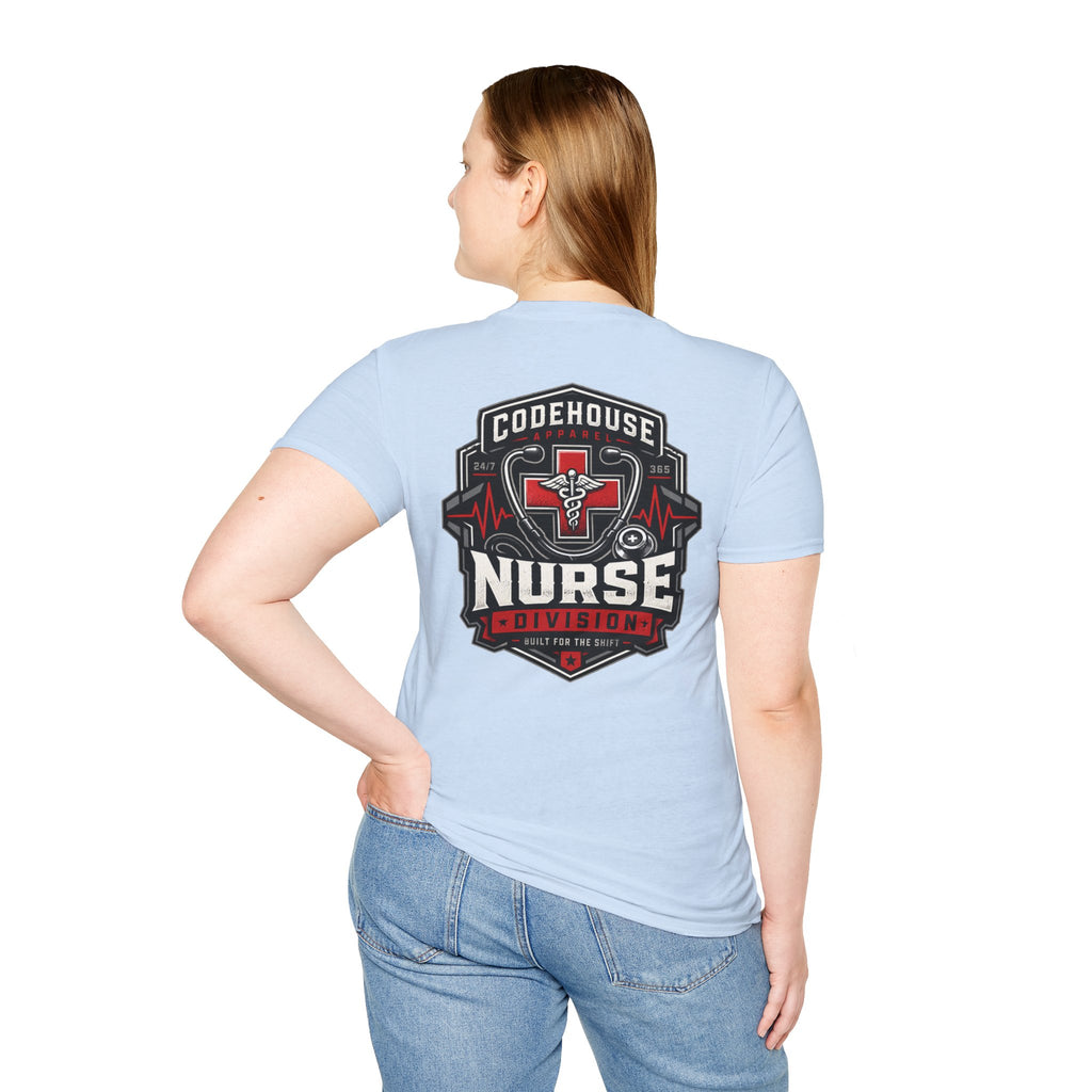 Nurse Division Tactical Graphic Tee – Built for the Shift