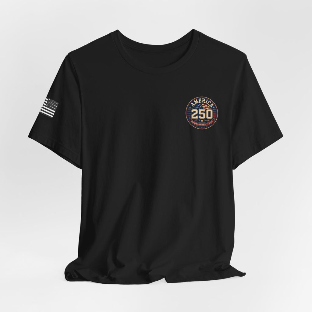 250th Anniversary United States T-Shirt — Patriotic Eagle American Flag Tee