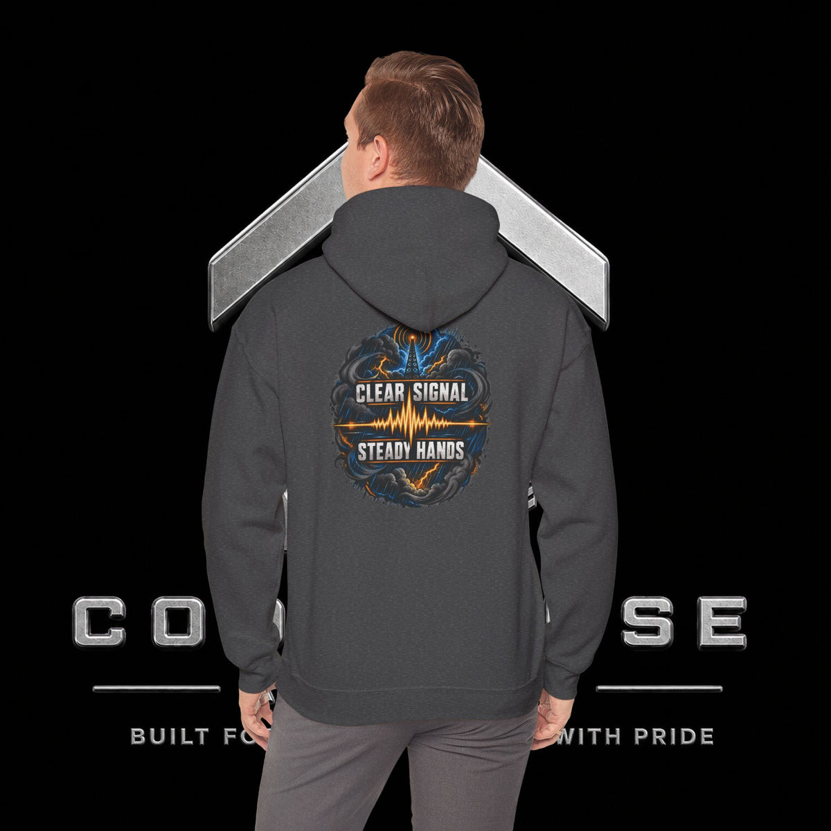Clear Signal Steady Hands EMS Hoodie