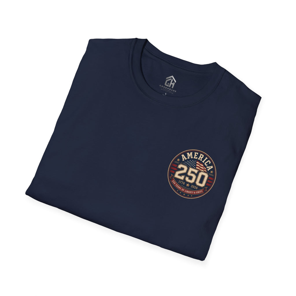 America 250 Firefighter Patriotic Graphic Tee