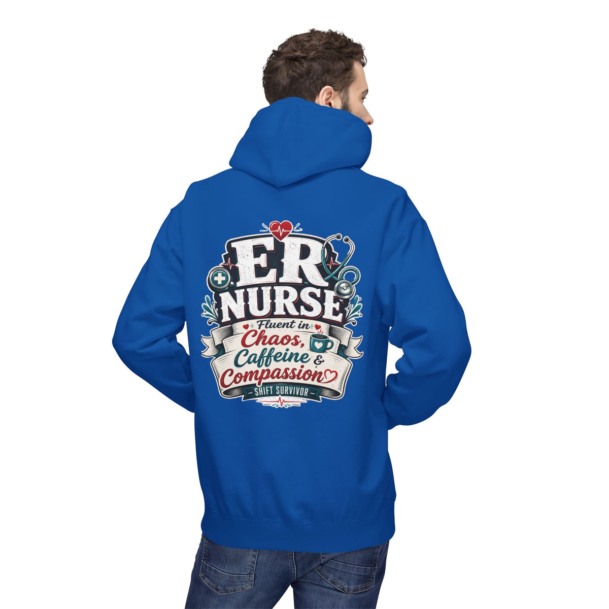 Present in Chaos ER Nurse Hoodie
