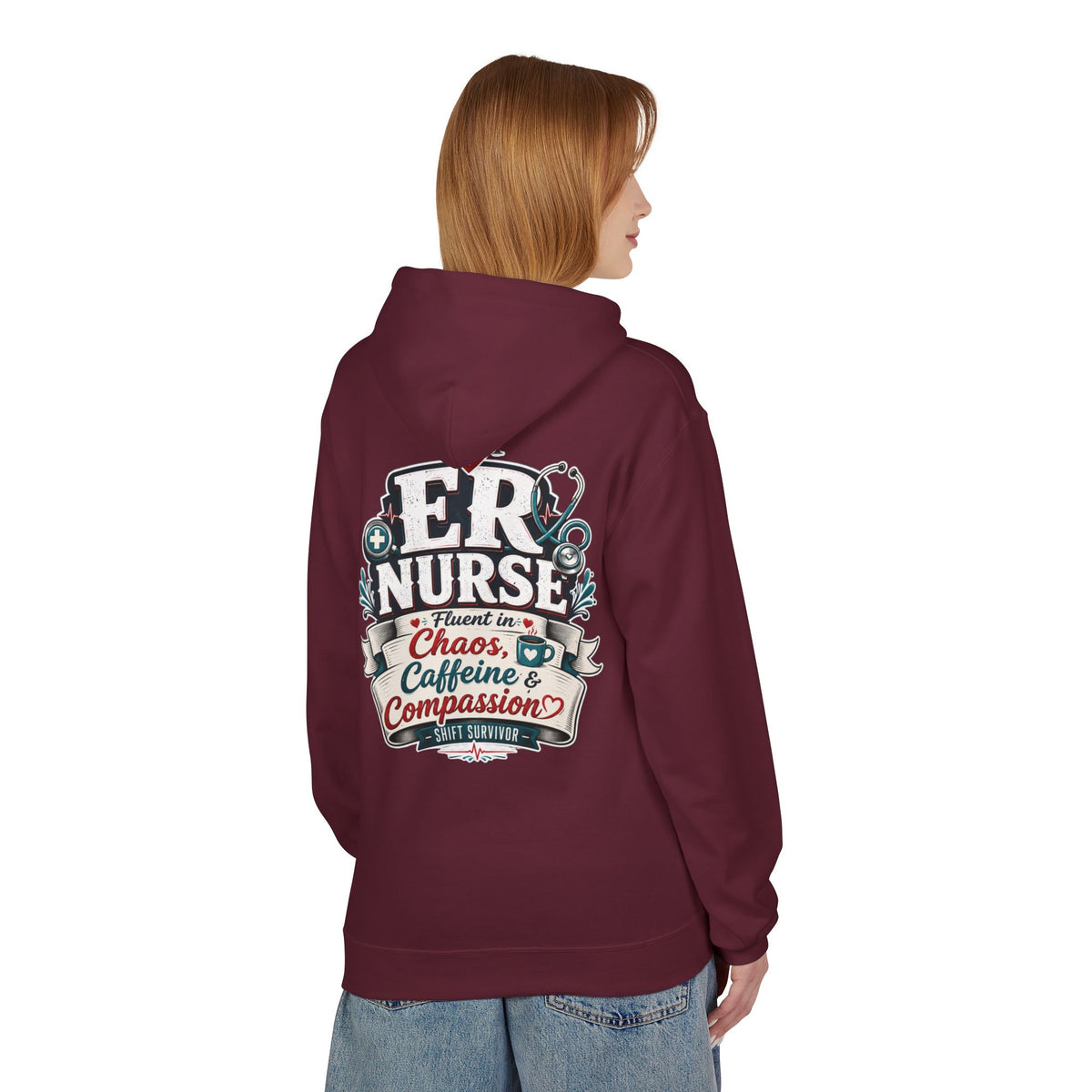 Present in Chaos ER Nurse Hoodie