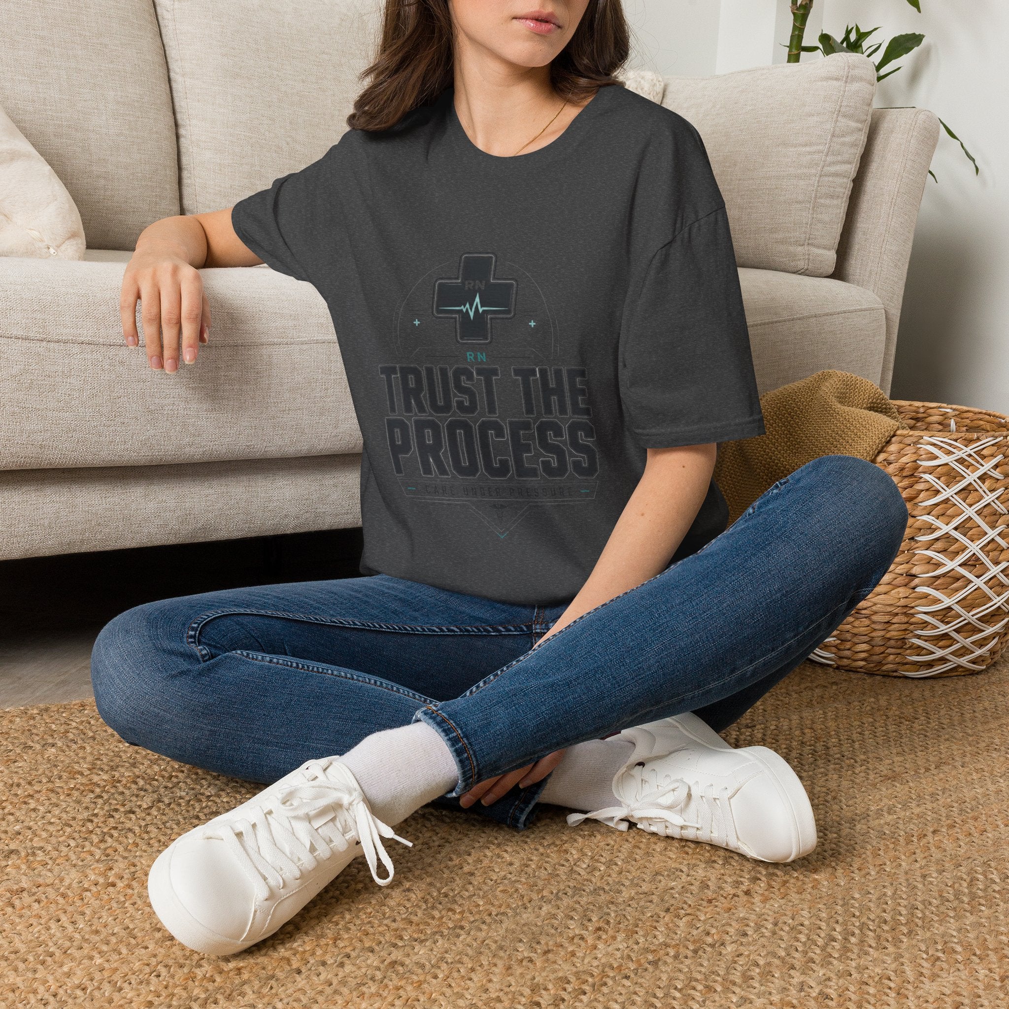 RN 'Trust the Process' T-Shirt — Registered Nurse Inspirational Tee