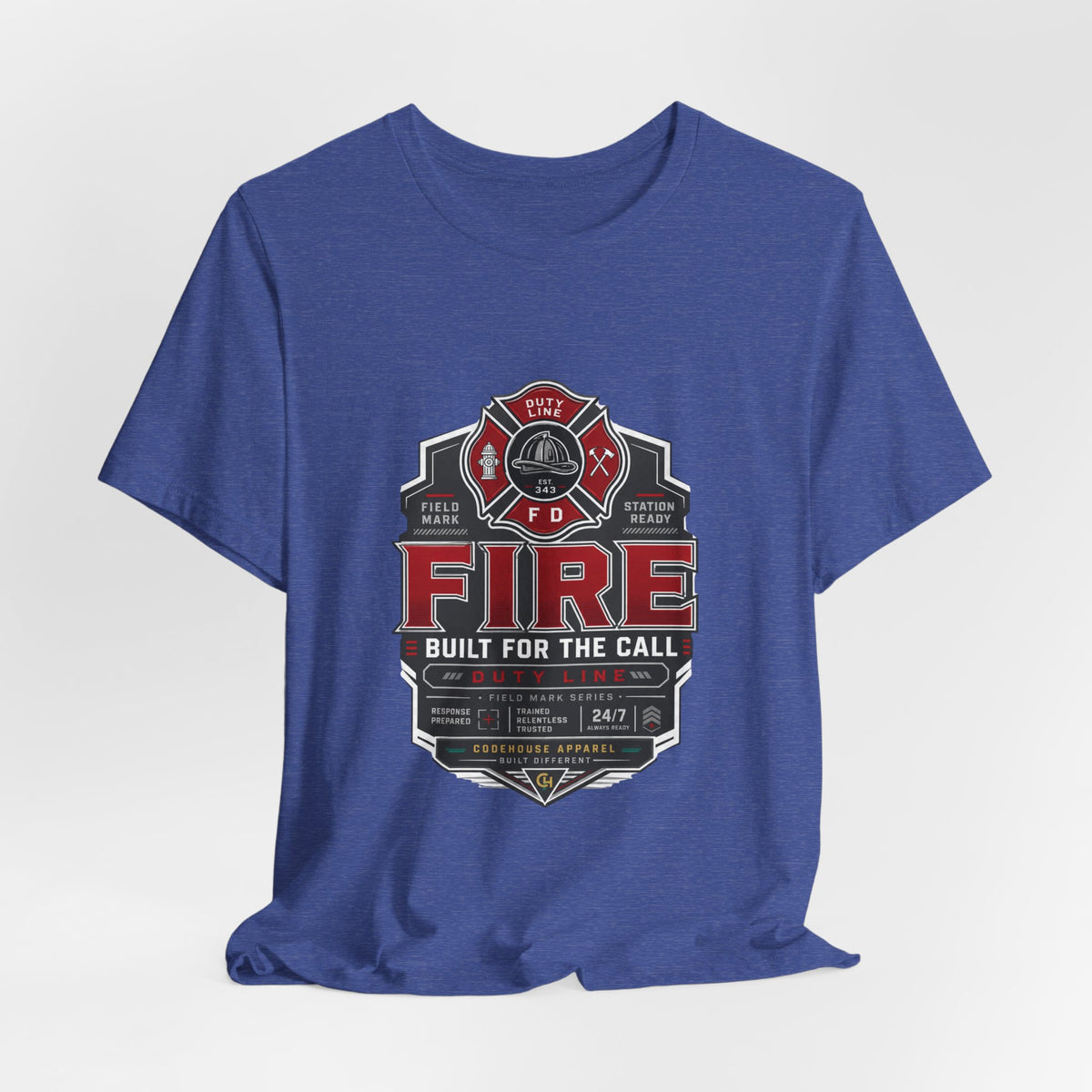 Built for the Call Firefighter Tee
