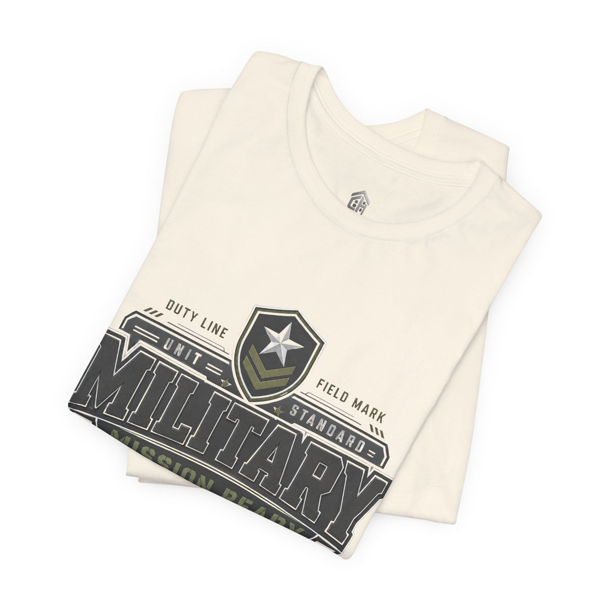 Military Mission Ready Tee — Military Emblem Graphic T-Shirt