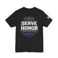 Serve With Honor Police T‑Shirt — Tactical Response Badge Tee