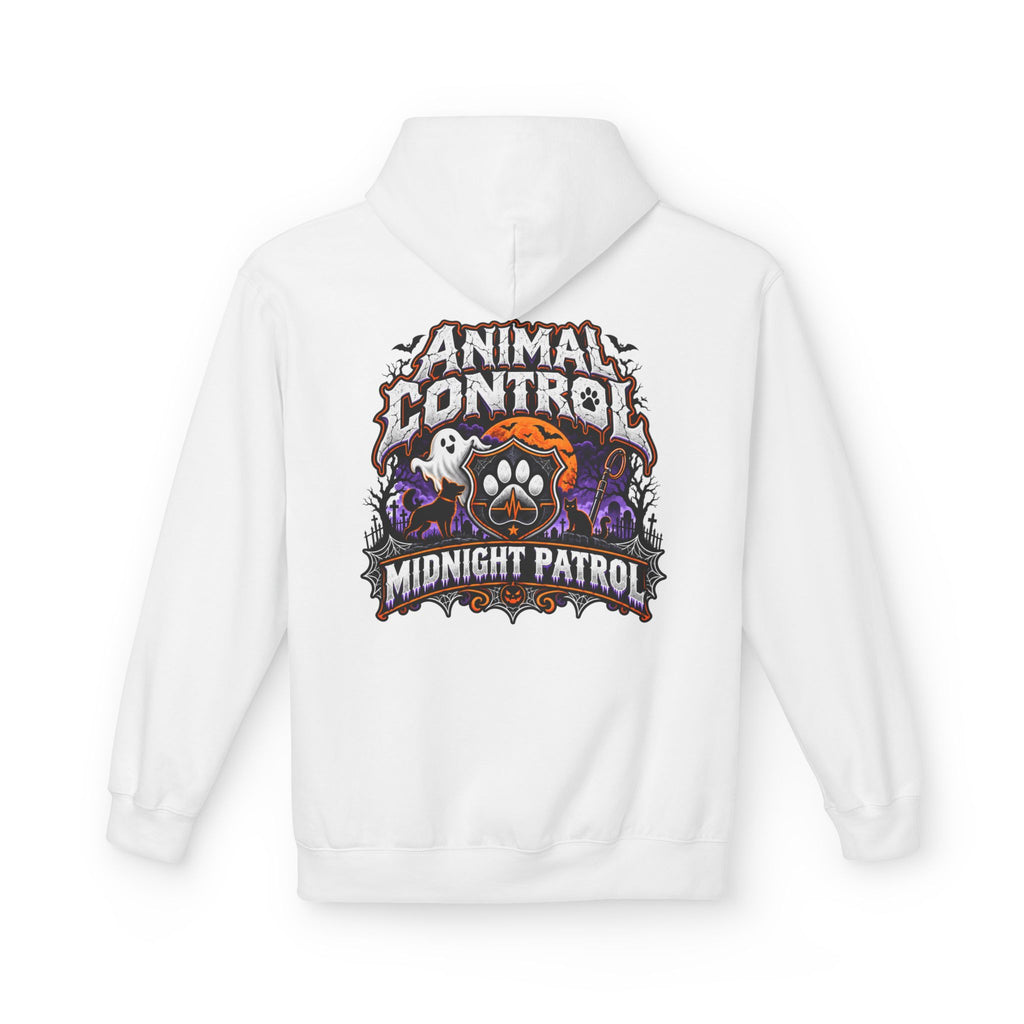 Halloween Animal Control Midnight Patrol Hoodie