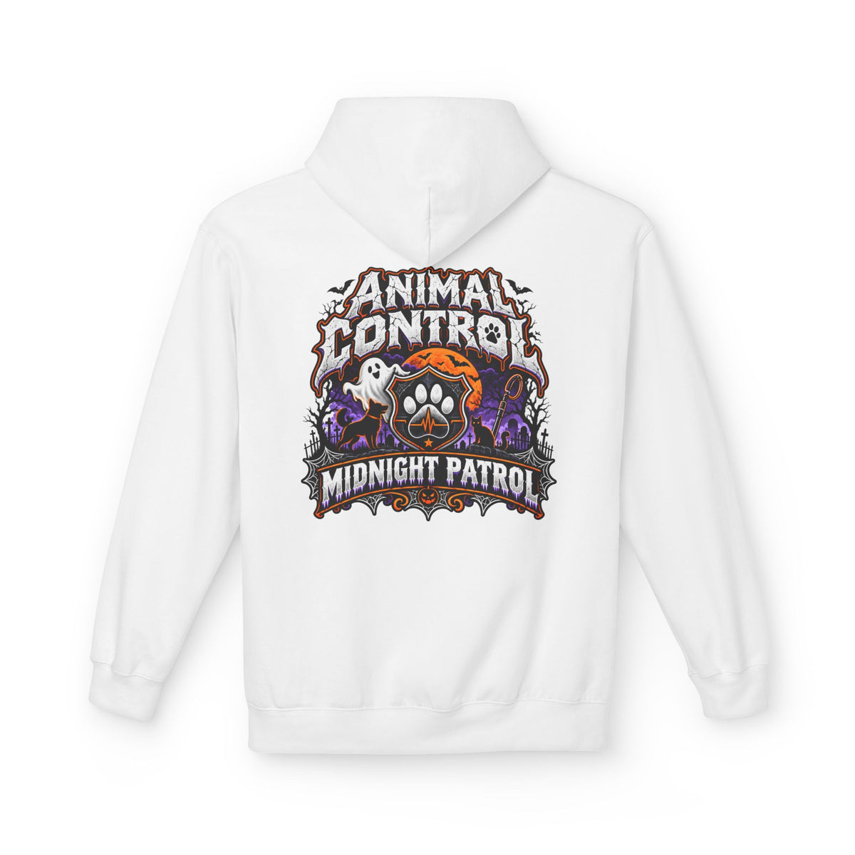 Halloween Animal Control Midnight Patrol Hoodie