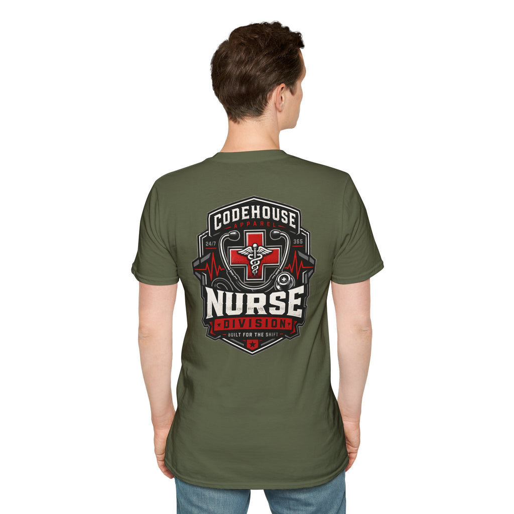 Nurse Division Tactical Graphic Tee – Built for the Shift