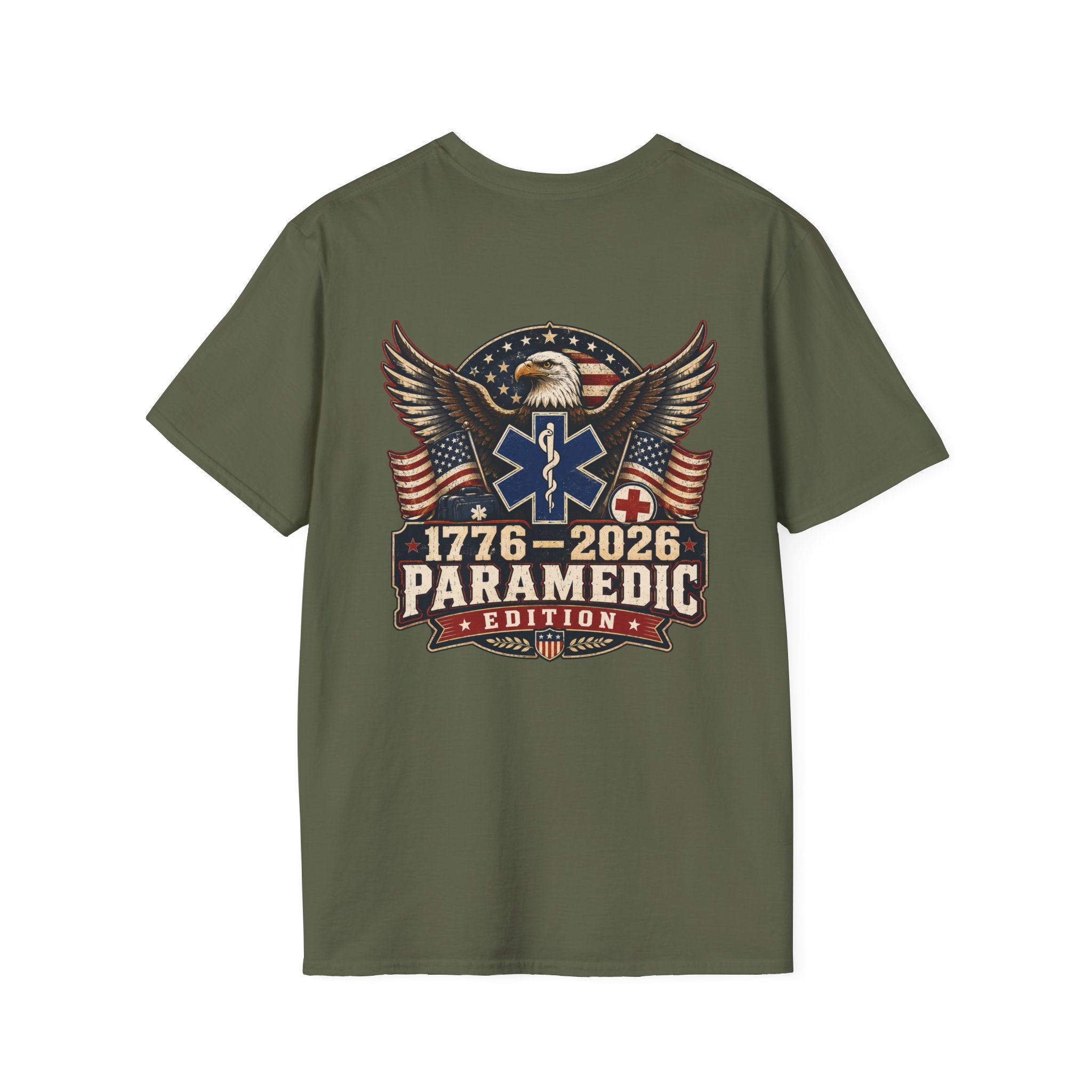 1776–2026 Paramedic Edition USA 250 Patriotic EMS Shirt