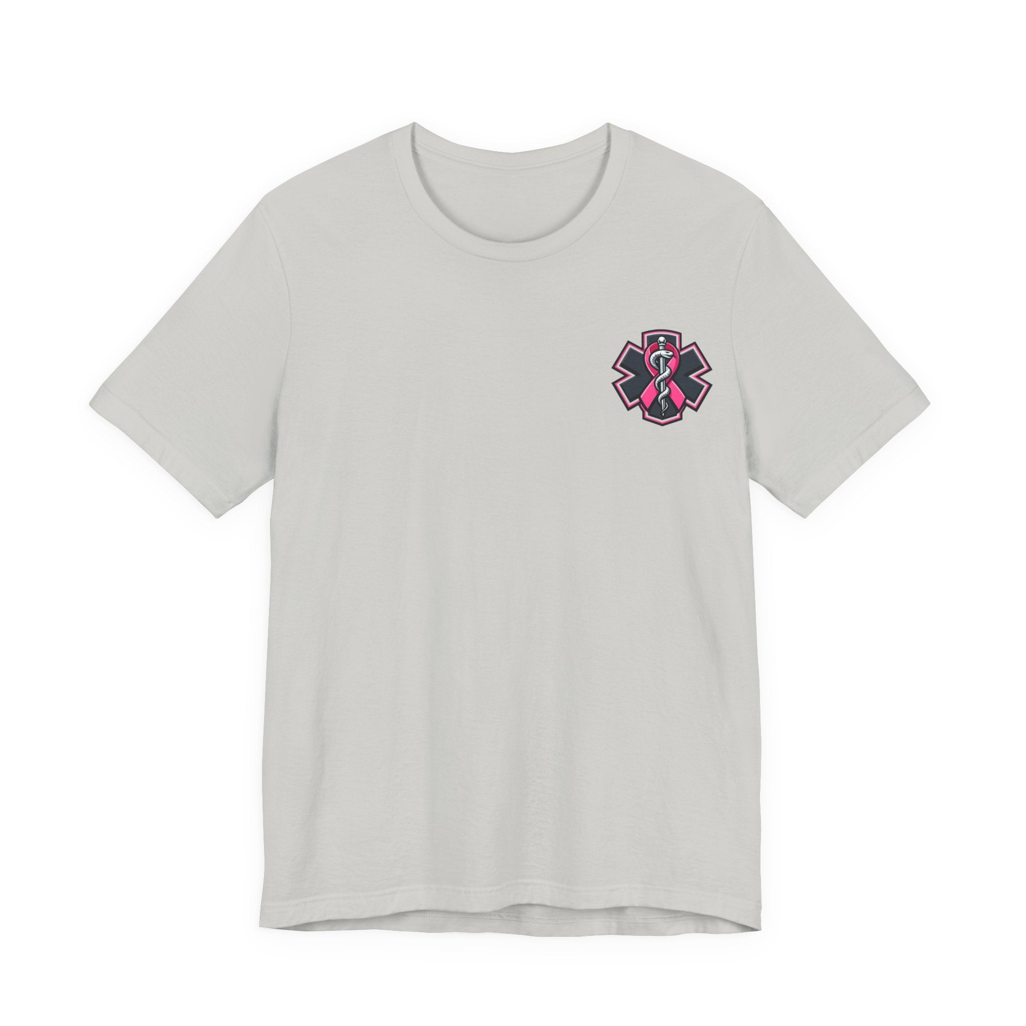 No One Fights Alone – Breast Cancer Awareness EMS T-Shirt