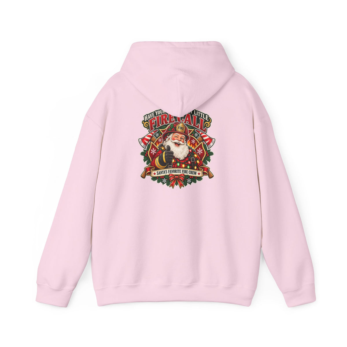 Christmas Firefighter Santa favorite fire crew hoodie