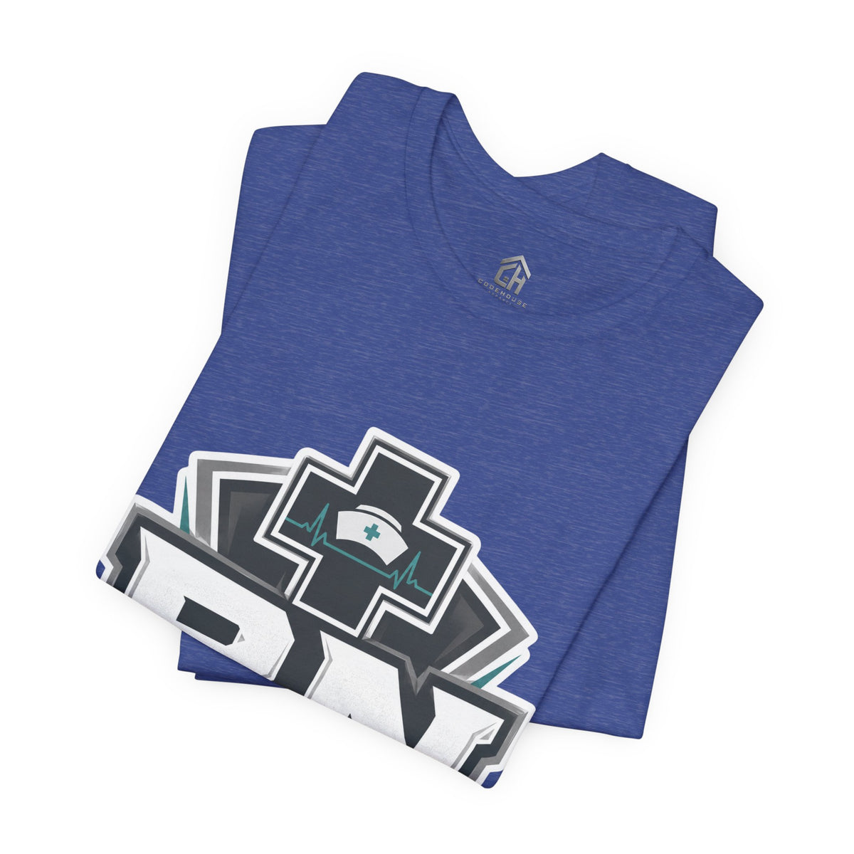 RN Nurse Logo T‑Shirt — Care Under Pressure Crew Tee