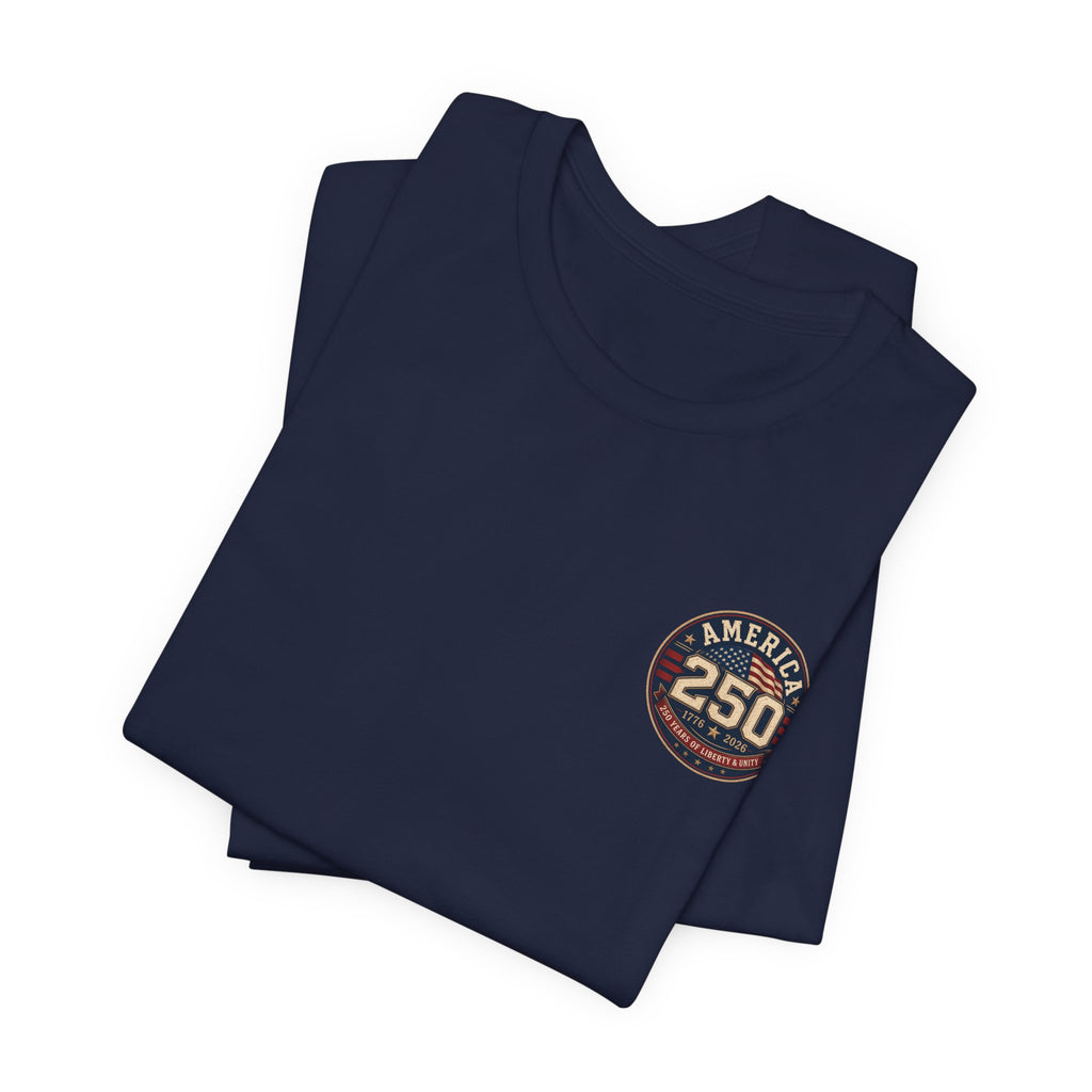 250th Anniversary United States T-Shirt — Patriotic Eagle American Flag Tee