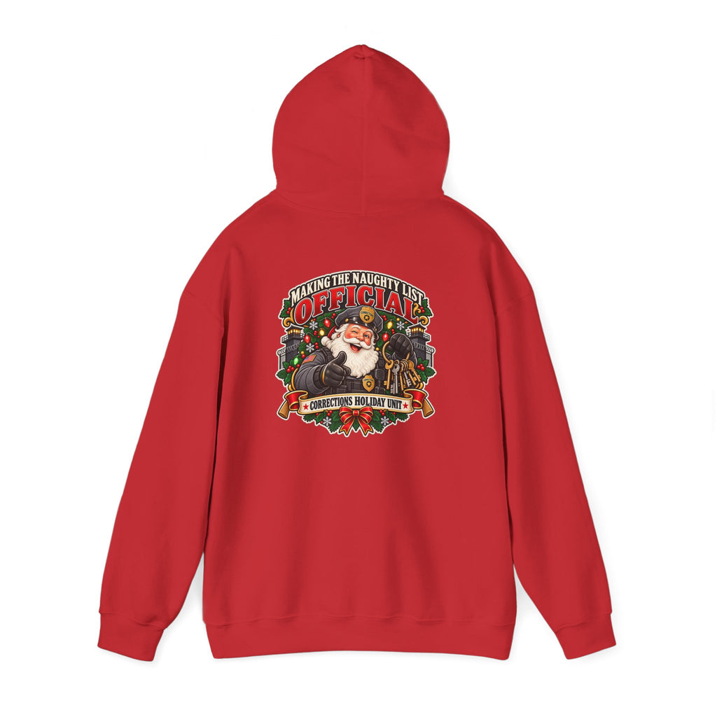 Christmas Corrections Santa Naughty List Hoodie