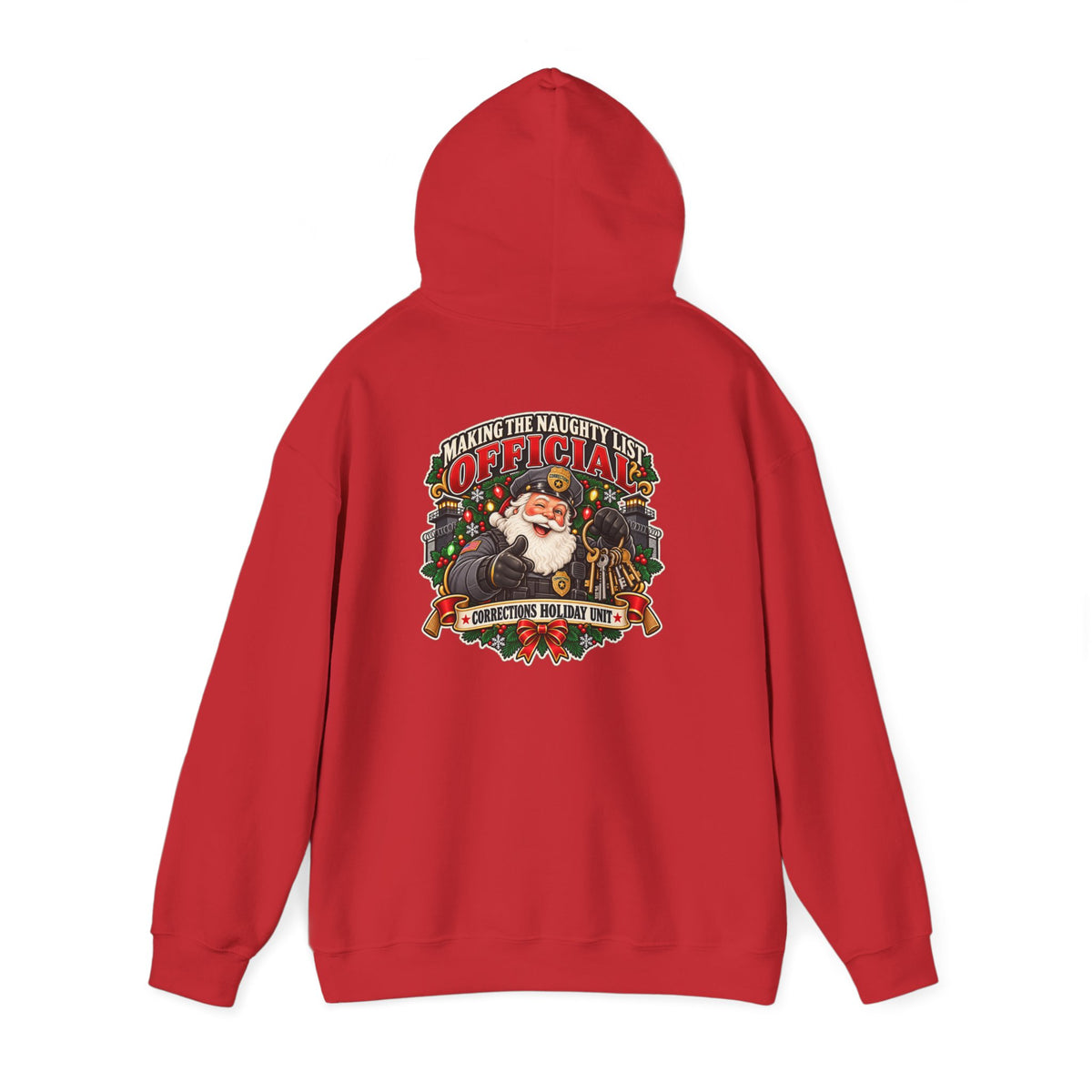 Christmas Corrections Santa Naughty List Hoodie