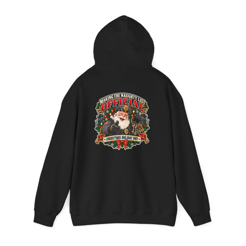 Christmas Corrections Santa Naughty List Hoodie