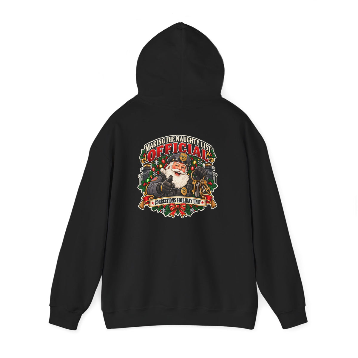 Christmas Corrections Santa Naughty List Hoodie