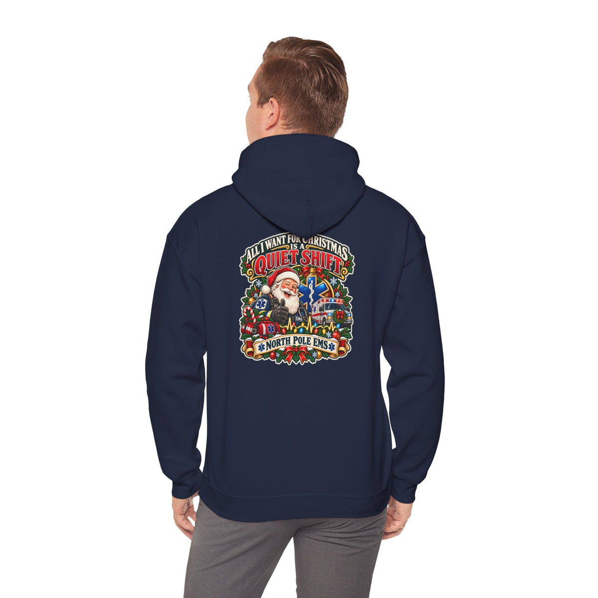 Christmas EMS 'All I Want for Christmas is a Quiet Night' Hoodie