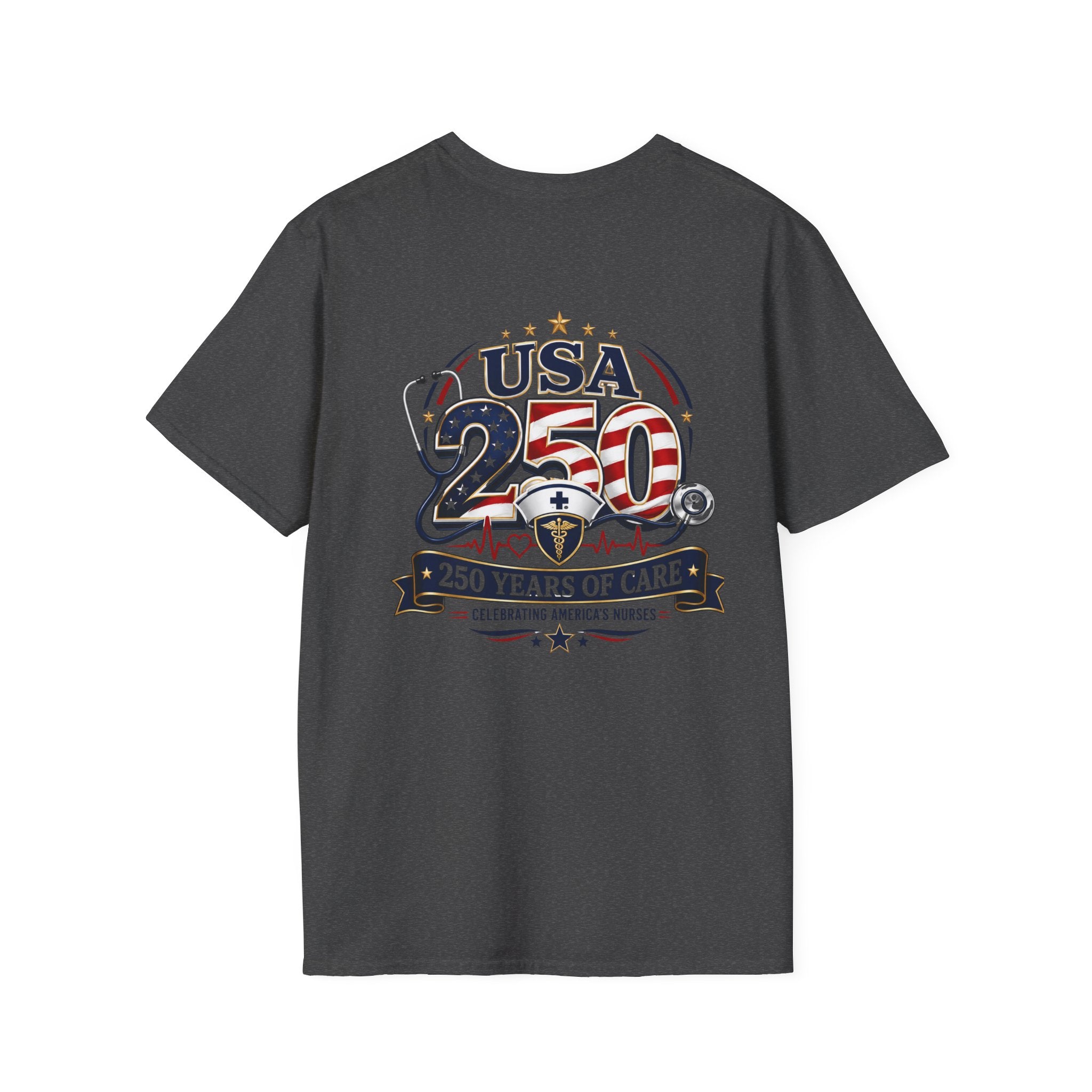 USA 250 Years of Care Nurse Shirt – Patriotic America’s Nurses 250th Anniversary Graphic Tee