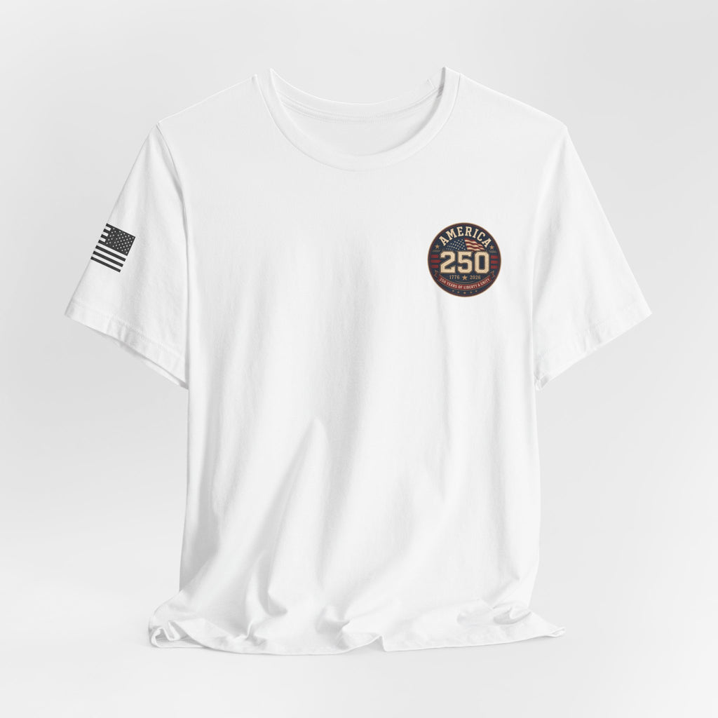 250th Anniversary United States T-Shirt — Patriotic Eagle American Flag Tee