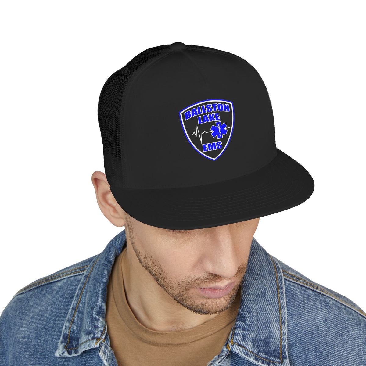 Ballston Lake EMS Patch Trucker Cap