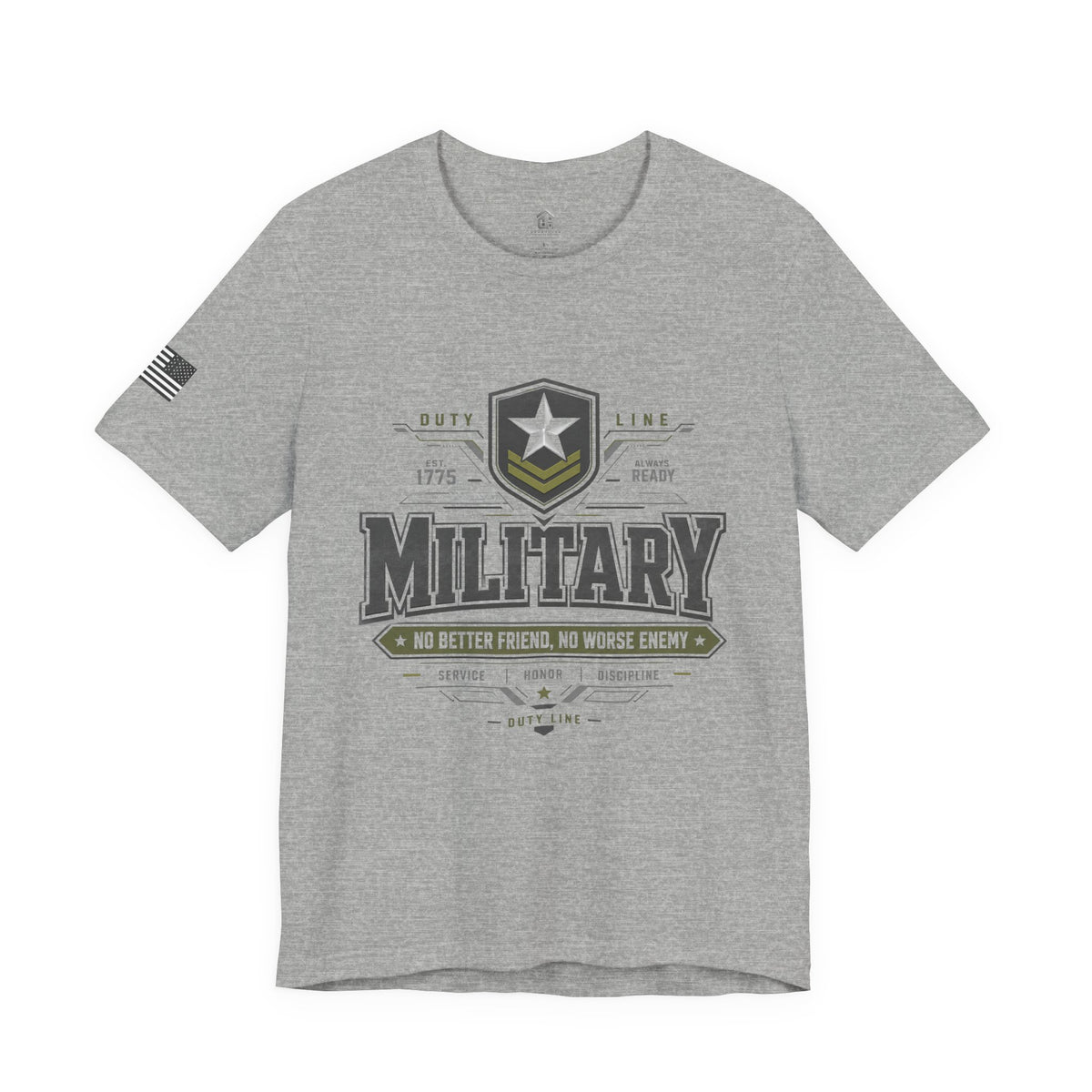 No Better Friend Military Tee