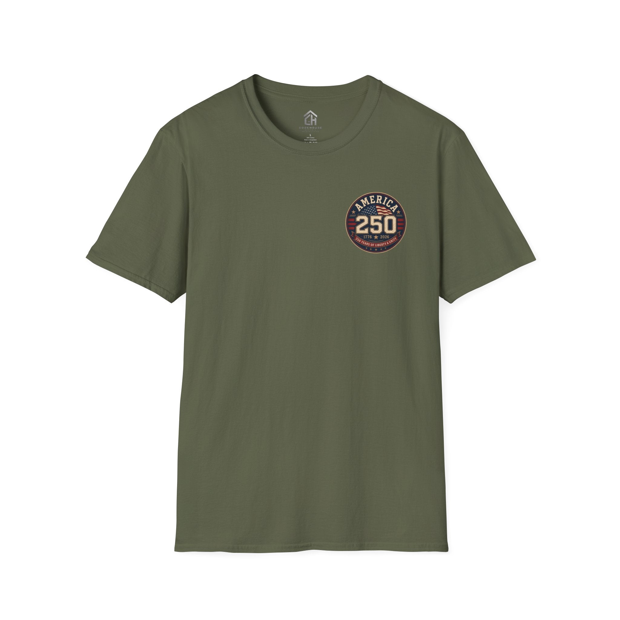 America 250 Firefighter Patriotic Graphic Tee