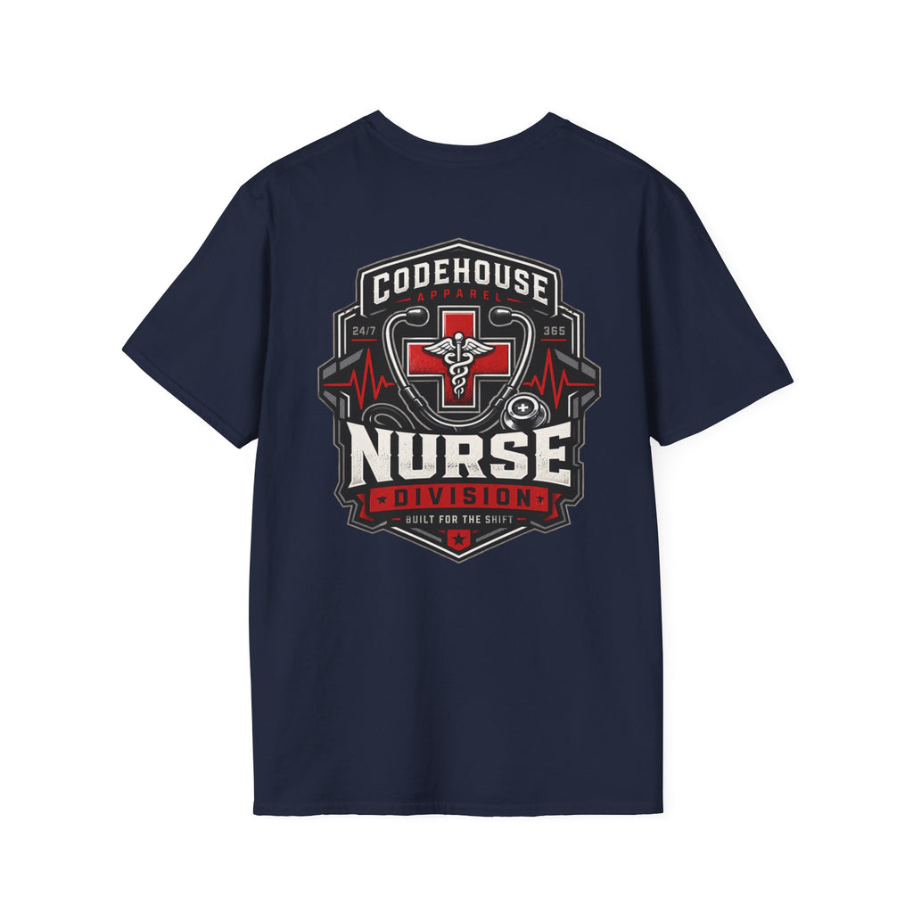 Nurse Division Tactical Graphic Tee – Built for the Shift