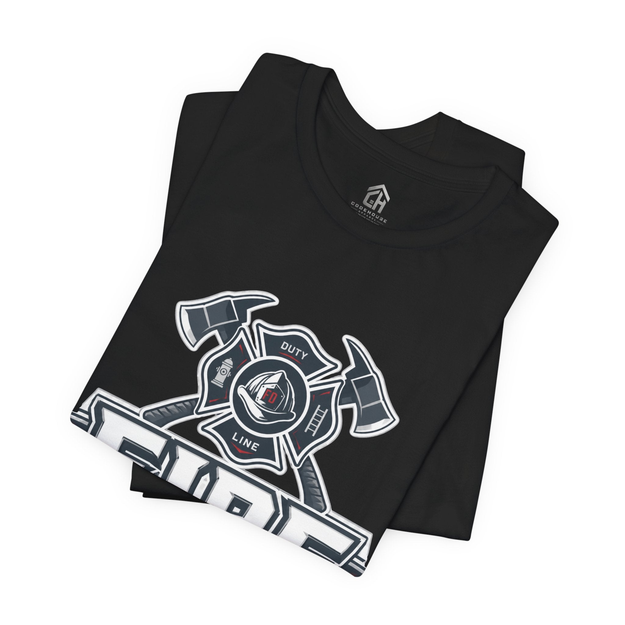 Firefighter T-Shirt — "Fire Built for the Call" Graphic Tee