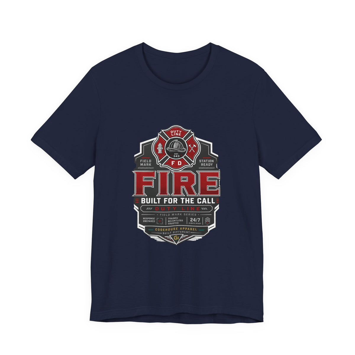 Built for the Call Firefighter Tee