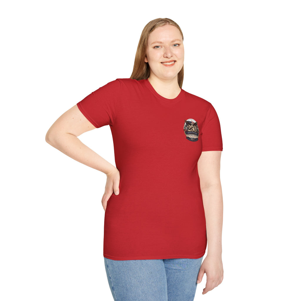 250 Years of Freedom Military Patriotic Graphic Tee