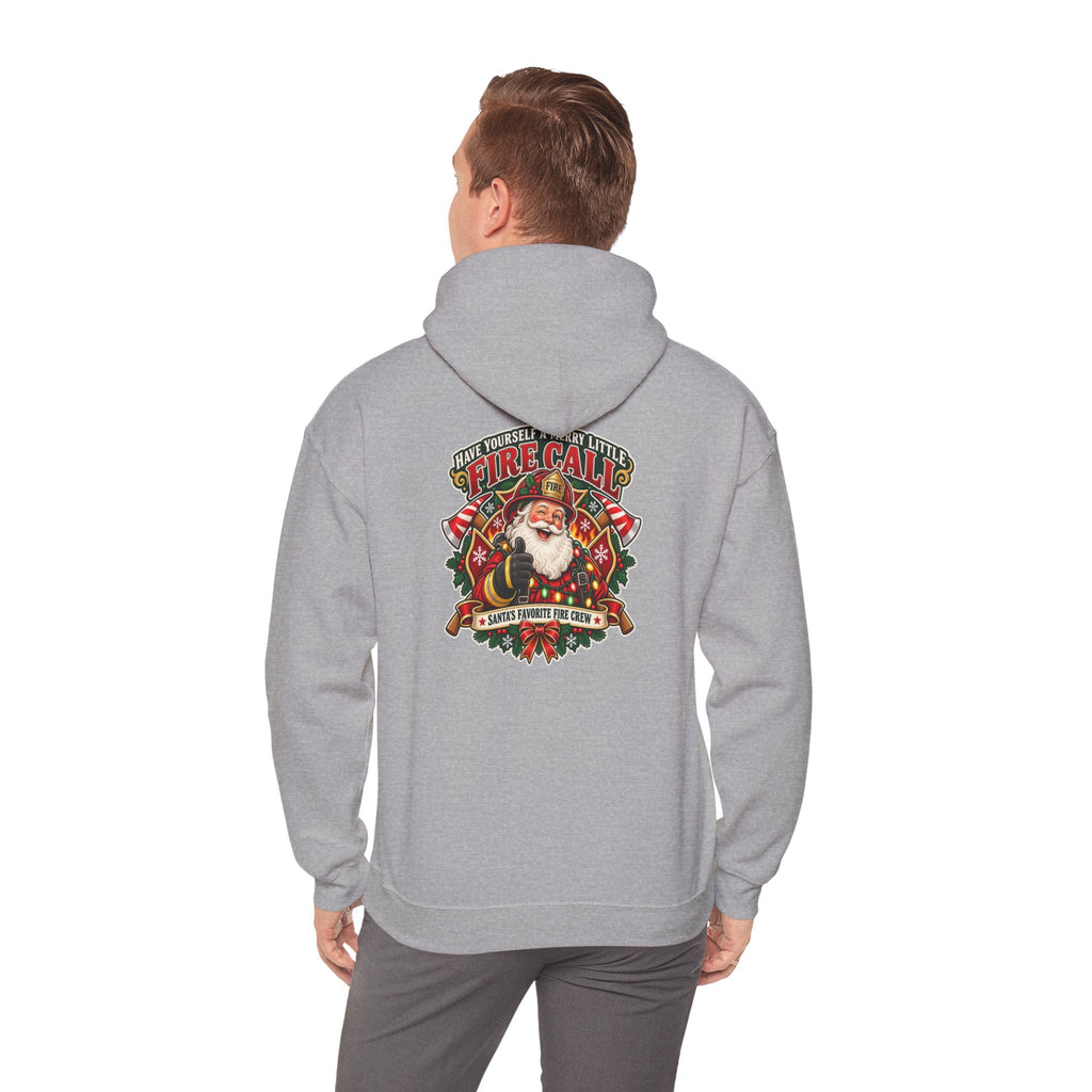 Christmas Firefighter Santa favorite fire crew hoodie